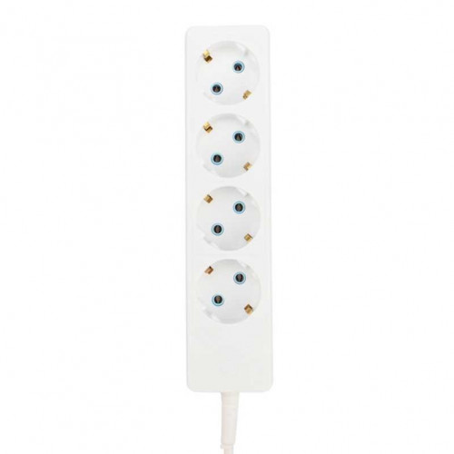 Удлинитель PROconnect 4 гнезда, 3 м, 3х0.75 мм², с/з, белый 11-7219