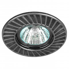 Встраиваемый светильник ЭРА Штампованный ST6 CH/BK Б0036489