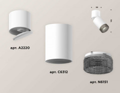 Комплект спота Ambrella light Techno Spot XM (A2220, C6312, N6151) XM6312061