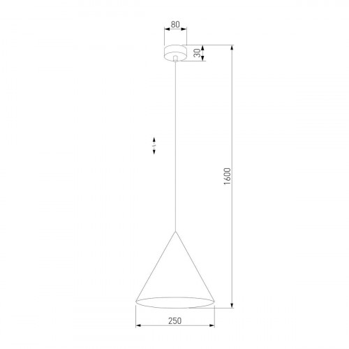 Подвесной светильник TK Lighting 10077 Cono