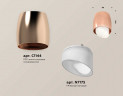 Комплект накладного светильника Ambrella light Techno Spot XS1144021 PPG/FR золото розовое полированное/белый матовый (C1144, N7175)