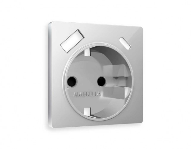 Лицевая панель розетки AMBRELLA VOLT AP4100