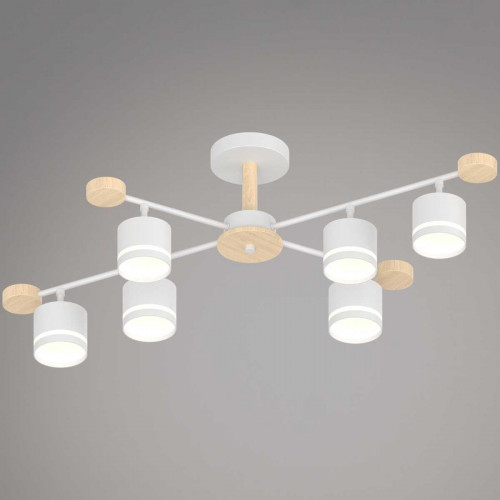 Люстра Reluce 78730-0.3-06 GX53 WH+WOOD