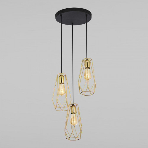 Подвесная люстра TK Lighting 2697 Lugo Gold