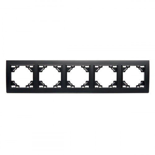 Рамка 5-постовая Stekker Эрна черный PFR00-9005-03 39622