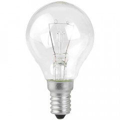 Лампа накаливания ЭРА E14 40W прозрачная ДШ 40-230-E14-CL Б0039136