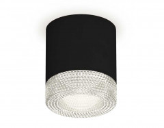 Комплект накладного светильника Ambrella light Techno Spot XS7402010 SBK/CL черный песок/прозрачный (C7402, N7191)