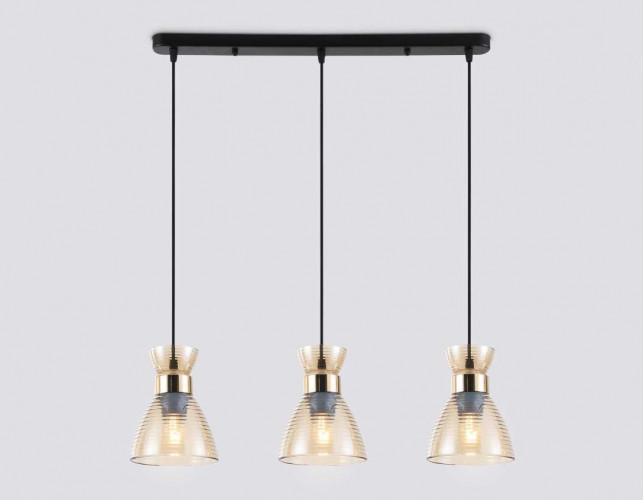 Светильник подвесной со стеклянными плафонами Ambrella light Traditional TR3404
