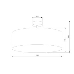 Потолочный светильник TK Lighting 4239 Rondo Graphite