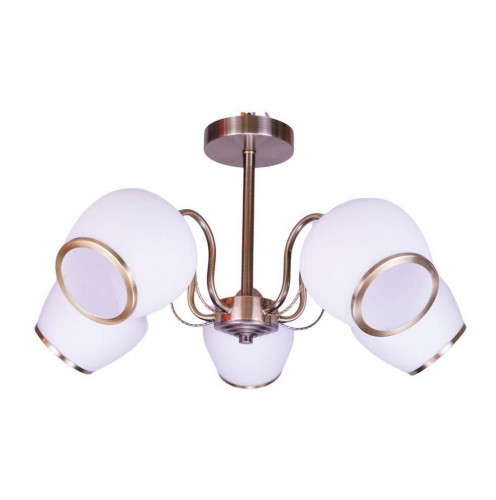 Потолочная люстра ЭкономСвет 12133/5AB WT