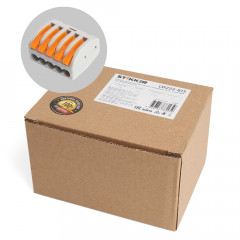 Клемма строительно-монтажная 5-проводная Stekker, LD222-615 39868