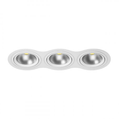 Комплект из светильника и рамки Lightstar Intero 111 (217936+217906+217906+217906) i936060606