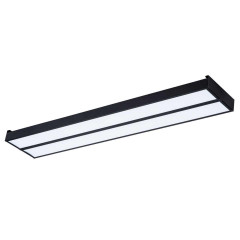 Панель светодиодная Uniel ULO-K15A 2x16W/4000K/L100 IP44 BLACK