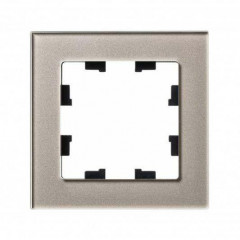 Рамка 1-постовая Systeme Electric AtlasDesign Nature шампань ATN320501