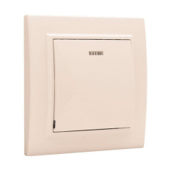 Выключатель 1-кл. СП, Минск, с индикатором 10А, бежевый EKF ERV10-121-20