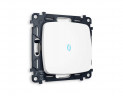 Комплект механизма 1-кл выключателя AMBRELLA VOLT с подсветкой 10000K OMEGA Белый матовый QUANT (OP1220, VM101, G17B) MO122020