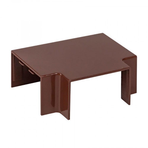 Угол T-образный (40х25) (4 шт) темное дерево EKF-Plast tchd-40-25x4