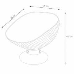Настольная лампа Lucide Extravaganza Goblett 03526/01/33