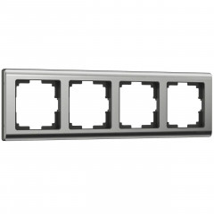Рамка на 4 поста Werkel Metallic глянцевый никель W0041602 4690389159046