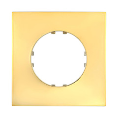 Рамка LK Studio 1-постовая квадрат (золото) Vintage-Quadro 884116-1