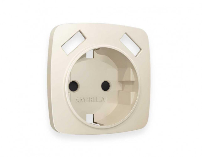 Лицевая панель розетки AMBRELLA VOLT OP3290