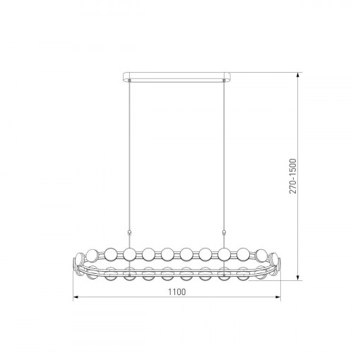 Подвесной светодиодный светильник Eurosvet Tapioca 90332/26