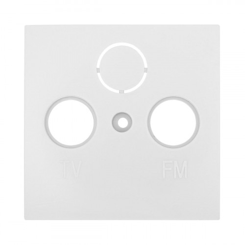 Накладка LK Studio розетки TV+FM+SAT, 2(3) отверстия (белый) LK60 865204-1