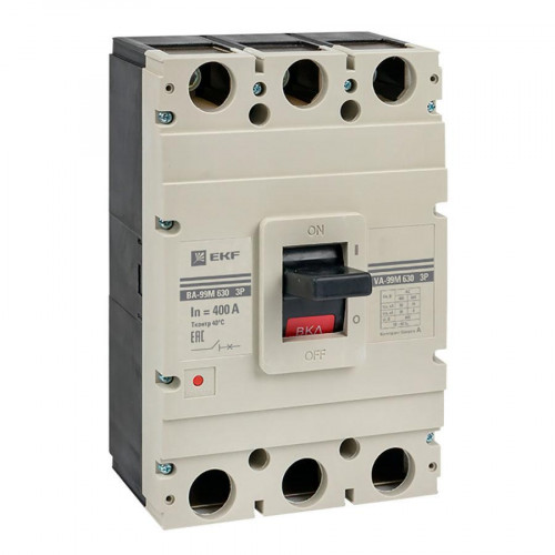 Выключатель автоматический ВА-99М 630/400А 3P 50кА EKF PROxima mccb99-630-400m