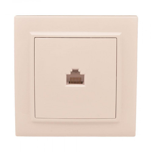 Розетка RJ-45 1-мест. СП бежевый Минск EKF ERK01-035-20