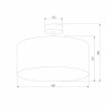 Потолочный светильник TK Lighting 4243 Rondo White