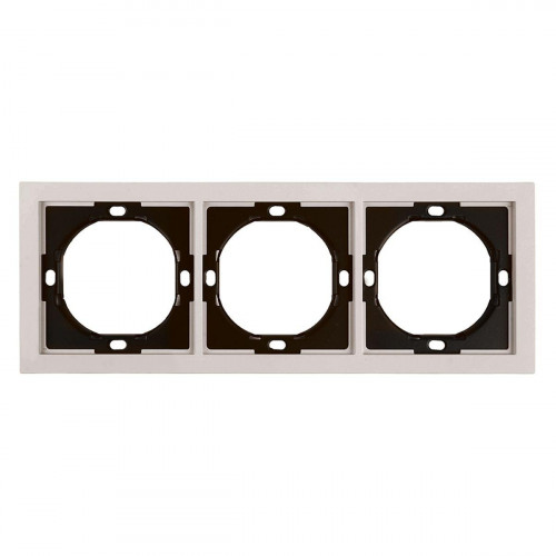 Рамка 3-местная, Stekker Мия, PFR00-3003-08, пудровый жемчуг 50488
