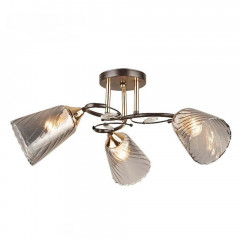 Потолочная люстра ЭкономСвет 12217/3BK+FGD GR