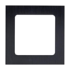 Стокгольм Рамка 1-местная металлическая черная EKF PROxima EZM-G-302-10