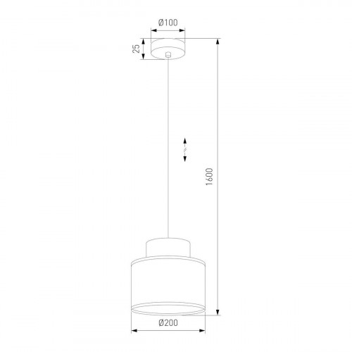Подвесной светильник TK Lighting 3255 Duo