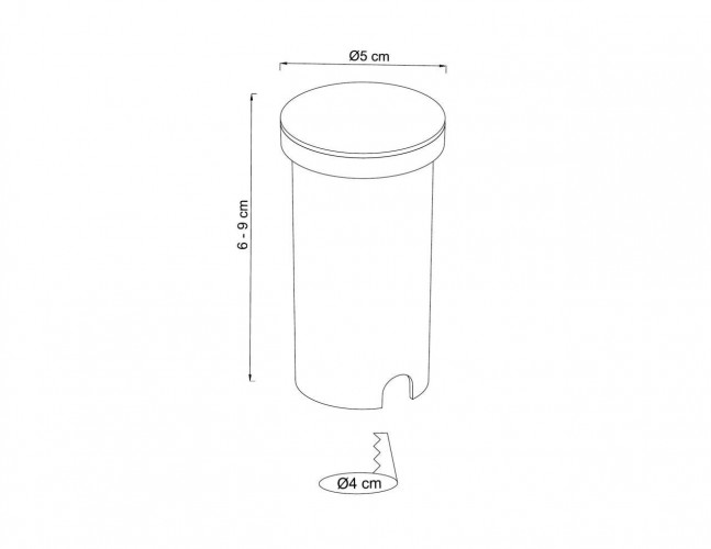 Ландшафтный светодиодный светильник Arte Lamp Piazza A3601IN-1BK
