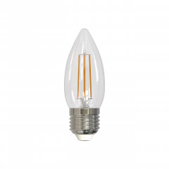 Лампа светодиодная филаментная Uniel E27 11W 4000K прозрачная LED-C35-11W/4000K/E27/CL PLS02WH UL-00005167