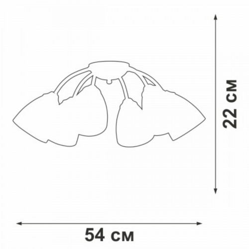 Потолочная люстра Vitaluce V3737-0/6PL