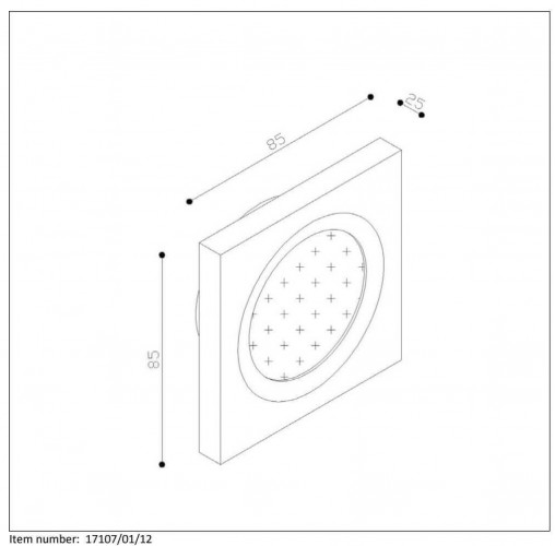 Уличный светильник Lucide Hahne 17107/01/12