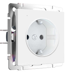 Розетка с подсветкой Werkel белый a069612