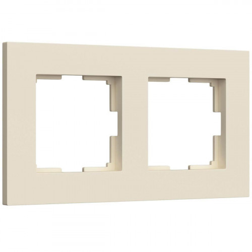 Рамка на 2 поста Werkel Slab айвори матовый W0022962 4690389193392