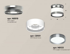 Комплект накладного светильника Ambrella light Techno Spot XS (N8919, C8101, N8133) XS8101070