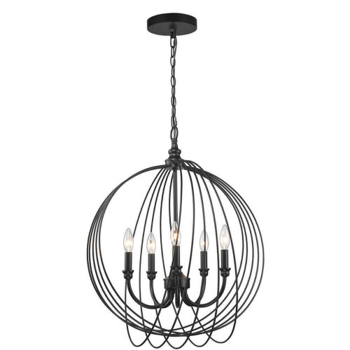 Подвесная люстра Toplight Dina TL1185H-05BK