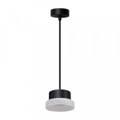 Светильник потолочный Feron Barrel HL4608 OPAL levitation 12W, 230V, GX53, черный, на подвесе 1,7 м