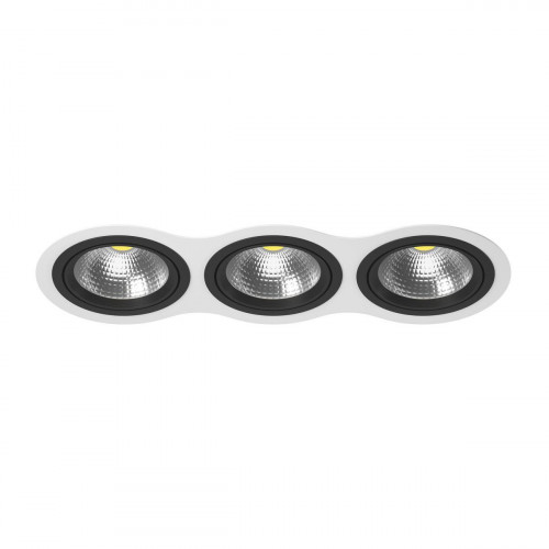 Комплект из светильника и рамки Lightstar Intero 111 (217936+217907+217907+217907) i936070707