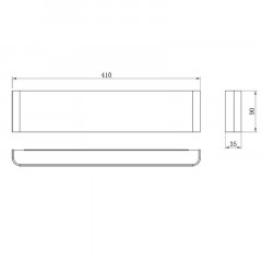 Настенный светодиодный светильник Mantra Egeo 8905