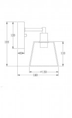 Бра Lucide Vitri 71265/01/17