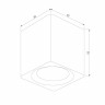 Потолочный светодиодный светильник Elektrostandard Matrix 25051/LED a065287