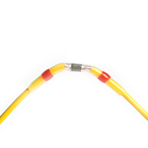 ГСИ термоусаживаемая с припоем 4-6 мм2 48A, прозрачный/желтый (DIY упак 10шт) LD302-4060 49162