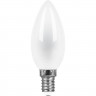 Лампа светодиодная Feron E14 11W 2700K Свеча Матовая LB-713 38005