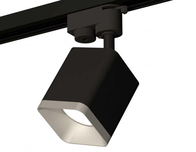 Комплект трекового светильника Ambrella light Track System XT7813002 SBK/SSL черный песок/серебро песок (A2521, C7813, N7703)